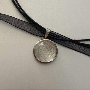 Vintage Yantra Meditation Pendant/Necklace